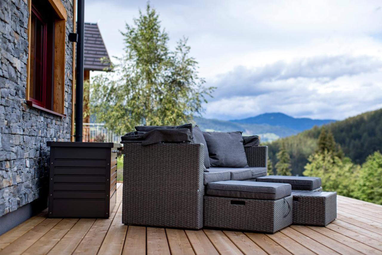 Ferienwohnung Konradgut 11 - Ruhe und Aussicht auf 1140m Sankt Lorenzen ob Murau Exterior foto